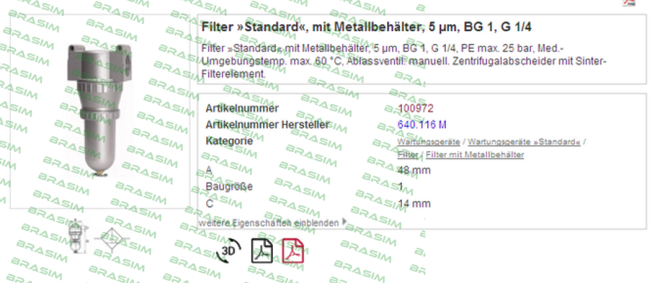 Riegler-P/N: 100977 Type: 650 E/M  price