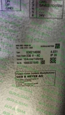 SIEB & MEYER-0362140DC  OEM!!  price