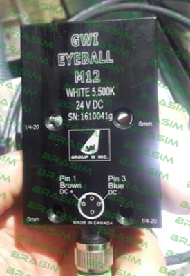 Omron-GWI EYEBALL M12   S/N:1610041g  price