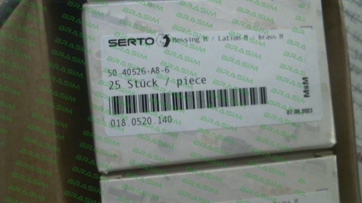 Serto-P/N: 018.0520.154 Type: SO 40526-A8-8 price