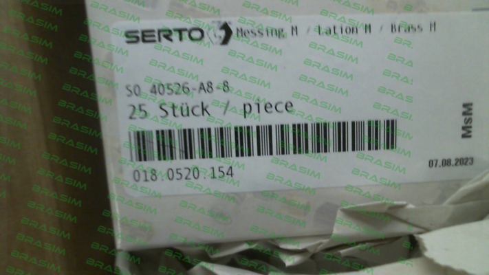 Serto-P/N: 018.0520.140 Type: SO 40526-A8-6 price