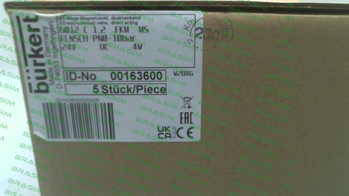 Burkert-P/N: 163600, Type: 6012 price