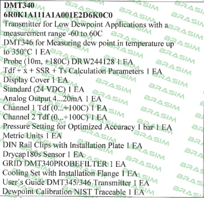 Vaisala-DMT340 6R0K1A111A1A001E2D6K0C0  price