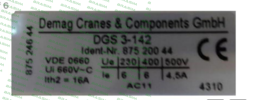 Demag-87520044 obsolete/replaced by 87520033 price