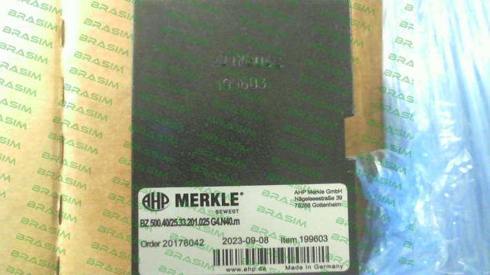 Merkle-BZ 500.40/25.33.201.025 G4.N40.m price