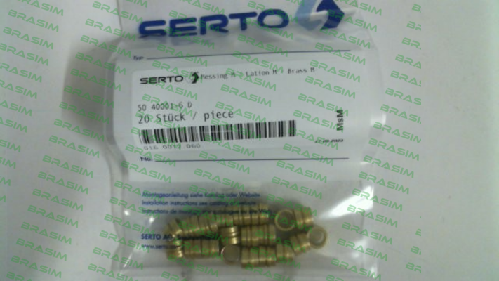 Serto-016.0012.060 / SO 40001-6 D price