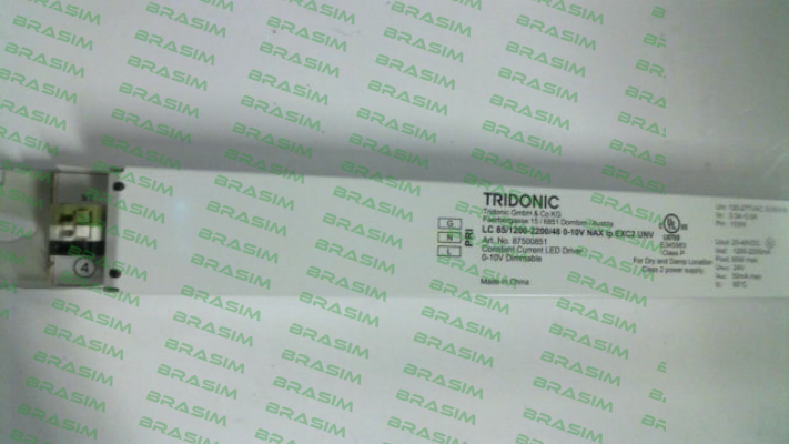 Tridonic-P/N: 87500851, Type: LC 85/1200 price