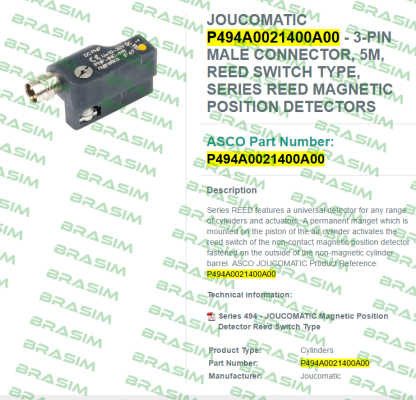 Asco-P494A0021400A00 (TBA-ASCO) price