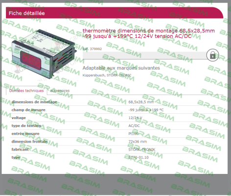 Stork tronic-ST70-02.01  ( 900106.004) price