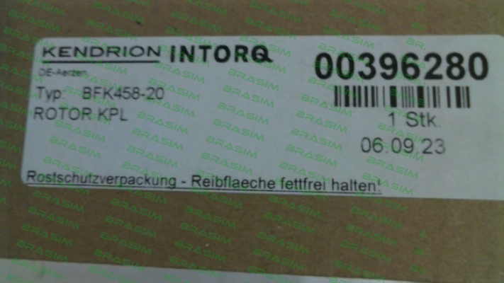 Kendrion-00396280 / Typ INTORQ BFK458 price