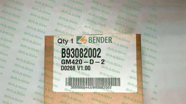 Bender-Nr. B93082002, Type: GM420-D-2 price