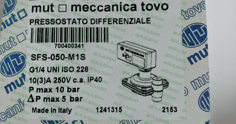 Mut Meccanica Tovo SpA-7.004.00027 / 7.004.00341 price