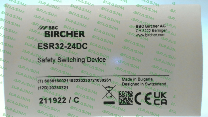 Bircher-211922 / ESR32-24VDC price