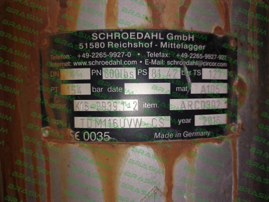 Schroedahl-TDM116UVW-CS price