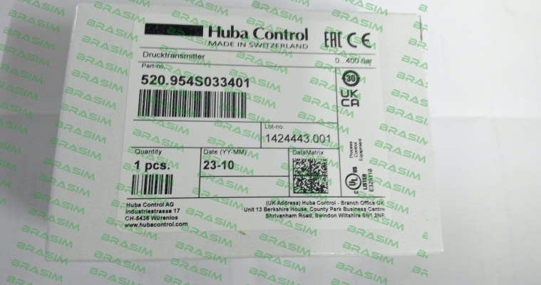 Huba Control-520.954S0334O1 price