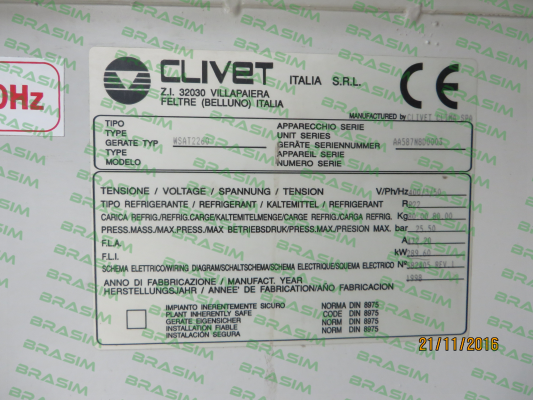 Clivet-WSAT2260 - obsolete, alternative WSAT-XEM 100.4 Excellence  price